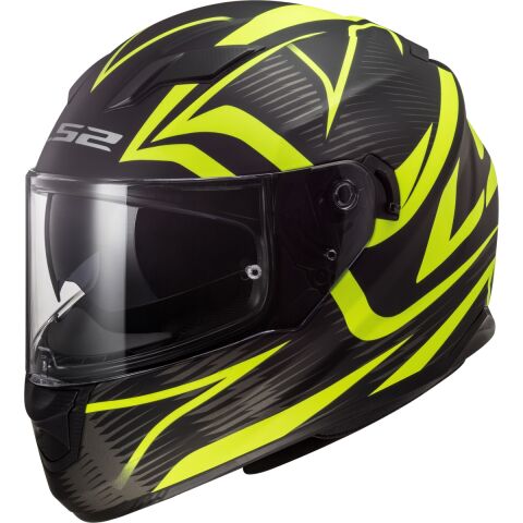 LS2 FF320 STREAM EVO JINK MATT BLACK YELLOW XXL