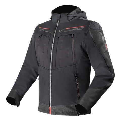 LS2 ZIRCONIUM EVO MAN JACKET BLACK RED M