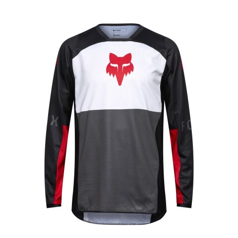 FOX 180 Flow Jersey - XL, White/Red