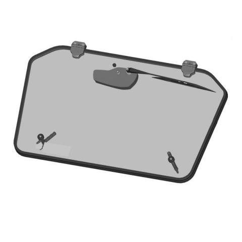 Windshield with wiper, washer Segway Villain SX10 (2022-XX) (NOT work with original roof)