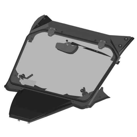 Windshield with wiper, washer for Cabin Segway Villain SX10 (2024+)