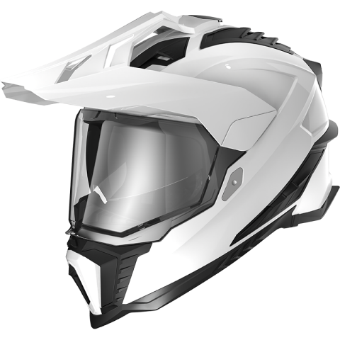LS2 MX701 EXPLORER SOLID WHITE XL