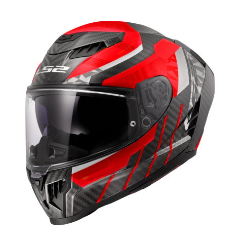 LS2 FF807 DRAGON TRAX RED S