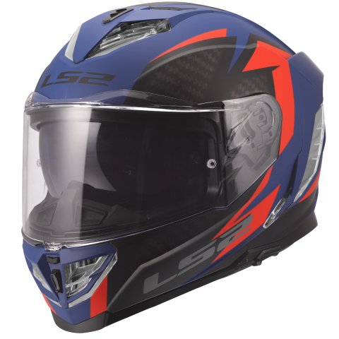 LS2 FF818 STORM III DYNAMO BLUE RED L