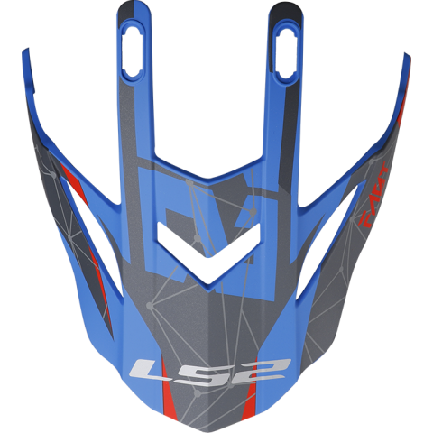 LS2 MX437 EVO PEAK ALPHA BLUE