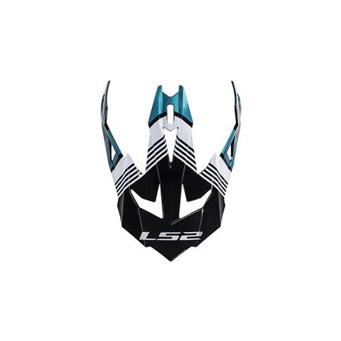 LS2 MX470 PEAK MAX BLACK TURQUOISE