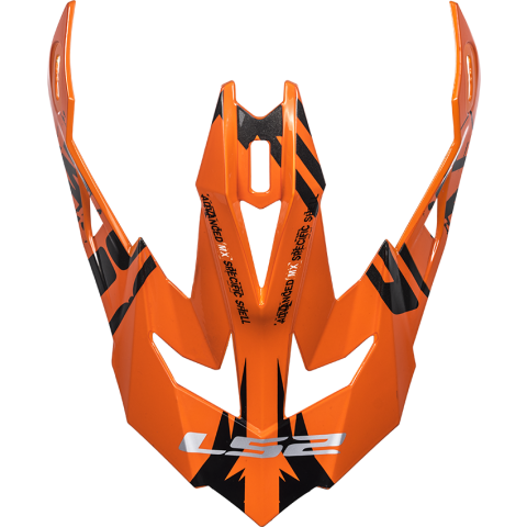 LS2 PEAK MX470 EMPEROR BLACK ORANGE