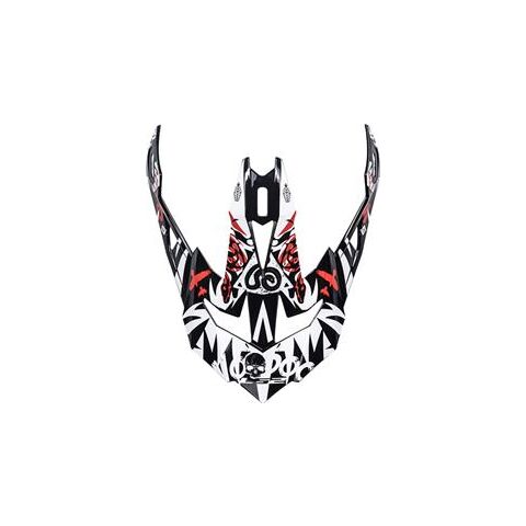 LS2 MX470 PEAK VOODOO BLACK WHITE RED
