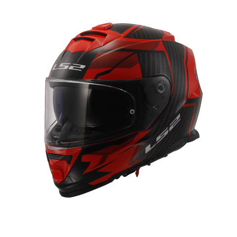 LS2 FF800 STORM II TRACKER BLACK RED-06 XL