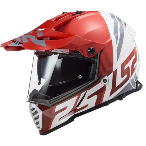 LS2 MX436 PIONEER EVO EVOLVE RED WHITE XXS