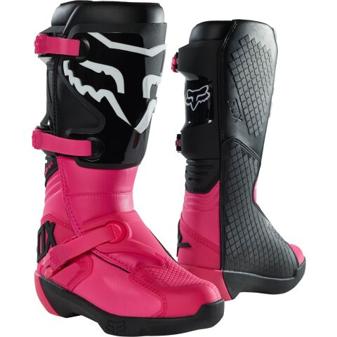 FOX Wmns Comp Boot - Buckle - 8, BLACK/PINK MX23