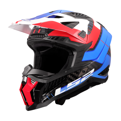 LS2 MX703 X-FORCE GALUO WHITE RED BLUE-06 S