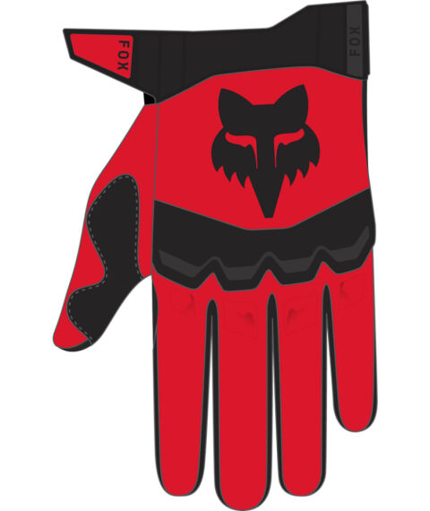 FOX Dirtpaw Glove - 2X, Fluo RED MX24