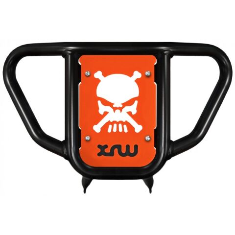 XRW FRONT BUMPER XR9 BLACK PHD ORANGE - YAMAHA YFM 700R