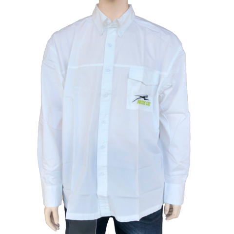 BUSINESS SHIRT, LS WHITE