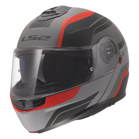 LS2 FF908 STROBE II MONZA BLACK GREY RED-06 L