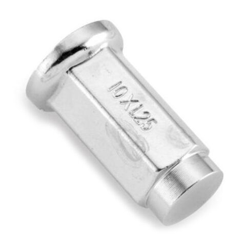 ITP 10mm FLAT CHROME LUG NUT 14mm HEAD BOX OF 16
