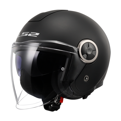 LS2 OF620 CLASSY SOLID MATT BLACK-06 XL