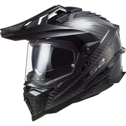 LS2 MX701 C EXPLORER GLOSS CARBON-06 XL