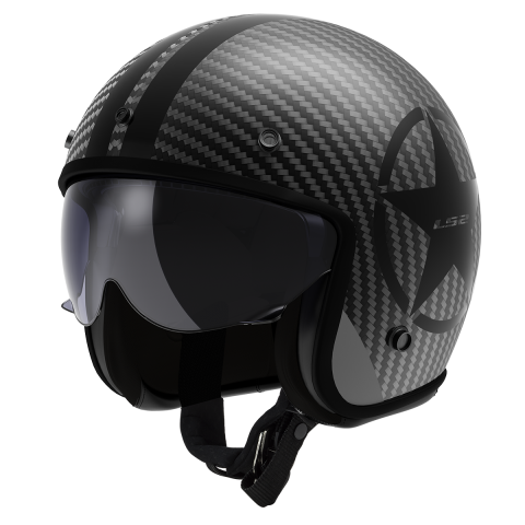 LS2 OF601 BOB II C STAR BLACK-06 S