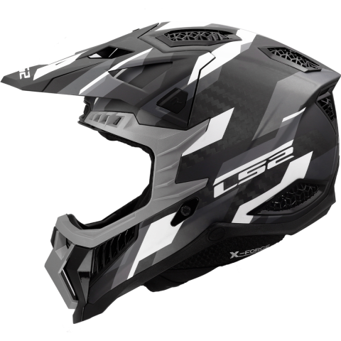 LS2 MX703 X-FORCE PHANTOM BLACK GREY-06 L