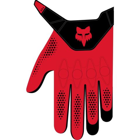 FOX Bomber Lt Glove Ce - XL, Fluo RED MX24