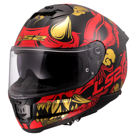 LS2 FF808 STREAM II DRAKO BLACK RED-06 XXL
