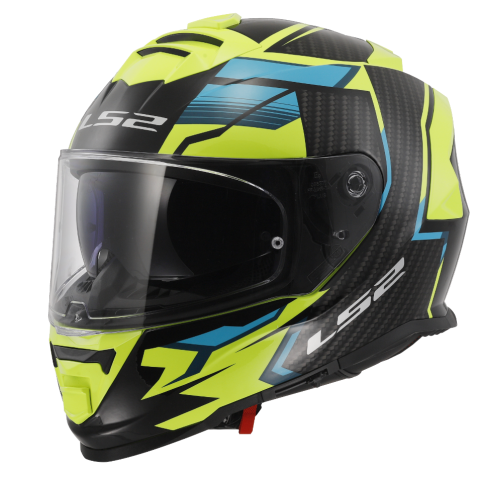 LS2 FF800 STORM II TRACKER BLACK H-V YELLOW-06 L