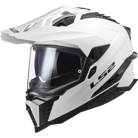 LS2 MX701 EXPLORER SOLID WHITE-06 XL