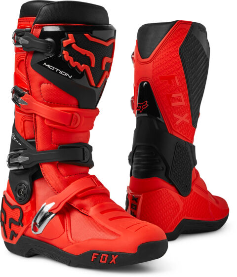 FOX Motion Boot  - 12, Fluo RED MX23