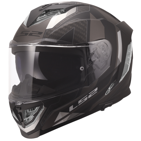 LS2 FF818 STORM III SPORTY BLACK GREY XL