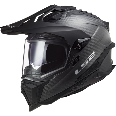 LS2 MX701 EXPLORER C SOLID MATT CARBON XS