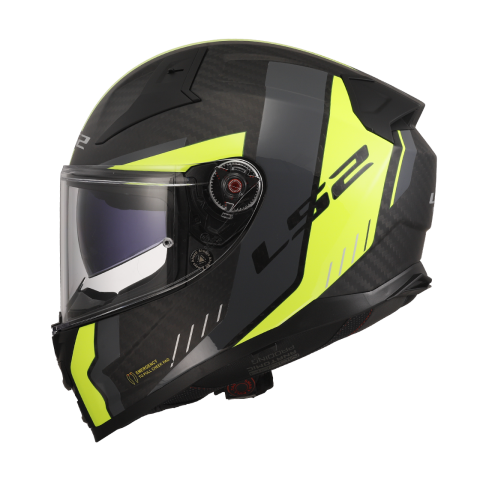 LS2 FF811 VECTOR II C GRID MATT H-V YELLOW-06 S