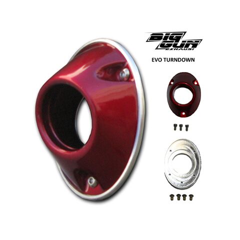 BIG GUN Turndown End Cap Assembly EVO MX / ATV - red
