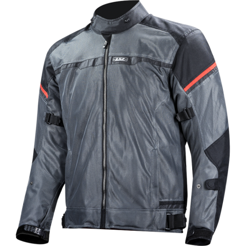 LS2 RIVA MAN JACKET BLACK DARK GREY RED S