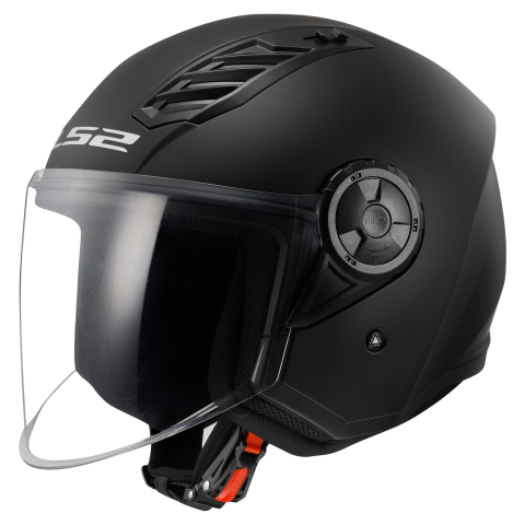 LS2 OF616 AIRFLOW II SOLID MATT BLACK-06 M