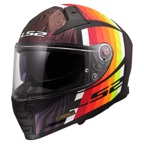 LS2 FF811 VECTOR II FREEDOM BLACK CHAMELEON-06 XL