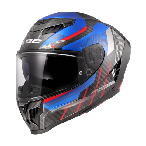 LS2 FF807 DRAGON TRAX BLUE RED