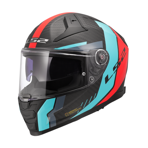 LS2 FF811 VECTOR II C GRID RED CYAN-06