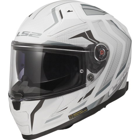 LS2 FF811 VECTOR II ALIZER M.WHITE SILVER-06 3XL