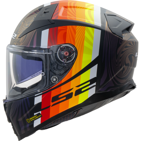 LS2 FF811 VECTOR II FREEDOM BLACK CHAMELEON-06 L