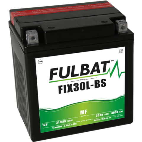 FULBAT Battery 12V/30Ah FIX30L-BS (YTX30L-BS) SEGWAY, CF MOTO, POLARIS, HARLEY DAVIDSON