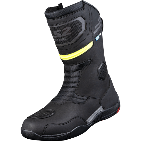 LS2 GOBY LADY BOOTS WP BLACK H-V YELLOW