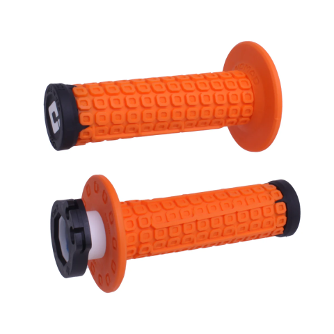 ODI GRIPS NOMAD w/D30 Lock-On Off-Road Grip ORANGE/Black/Black