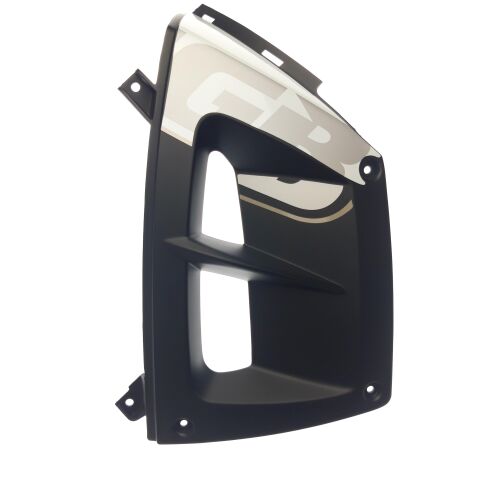 LEG SHIELD, SIDE, LH., WITH EMBLEM