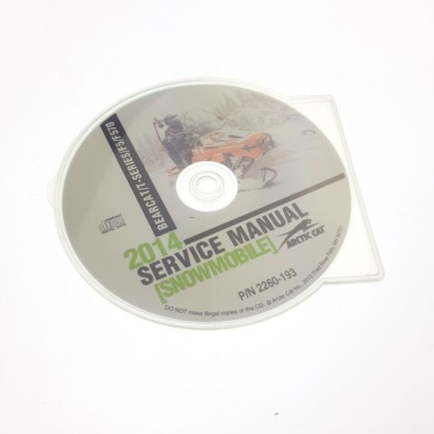 CD, 2014 SNOW SERVICE T/F-SERIES/BC E