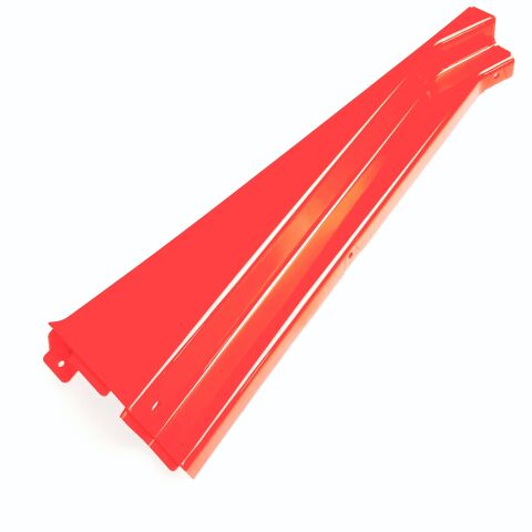 RH LOWER FRONT MUDGUARDS, RED