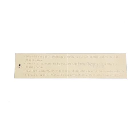 WARNING STICKER