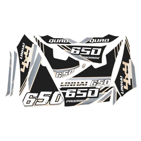 STICKER SET OF LINHAI LOGO FOR ATV650 PROMAX EFI