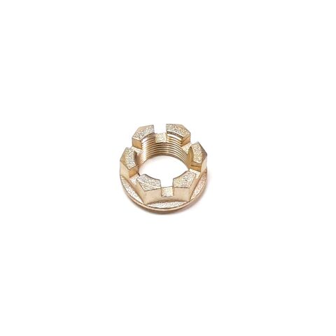 NUT, CASTLE FLG-M22 X 1,5